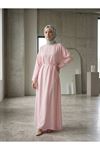 Kupra Elbise-Pembe