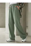 Cepli Yıkamalı Pantolon-Haki
