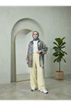 Cepli Yıkamalı Pantolon-Sarı