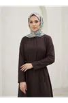 Kupra Elbise-Kahve