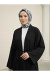 Kimono Uzun Dubai Hırka-Siyah