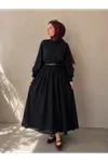 Astarlı Vual Etek-Siyah