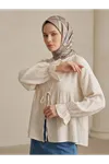 Önü Bağlamalı Kısa Kimono-Taş