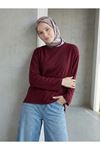 Yırtmaçlı Oysho Tunik-Bordo