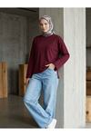 Yırtmaçlı Oysho Tunik-Bordo