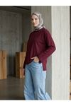 Yırtmaçlı Oysho Tunik-Bordo