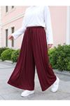 Pileli Oysho Pantolon-Bordo