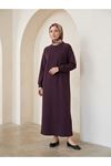 Reglan Kol Oysh Elbise-Bordo