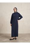 Reglan Kol Oysh Elbise-Lacivert