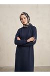 Reglan Kol Oysh Elbise-Lacivert