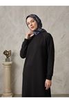 Reglan Kol Oysh Elbise-Siyah