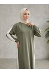 Garnili Oysh Elbise-Haki