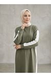 Garnili Oysh Elbise-Haki